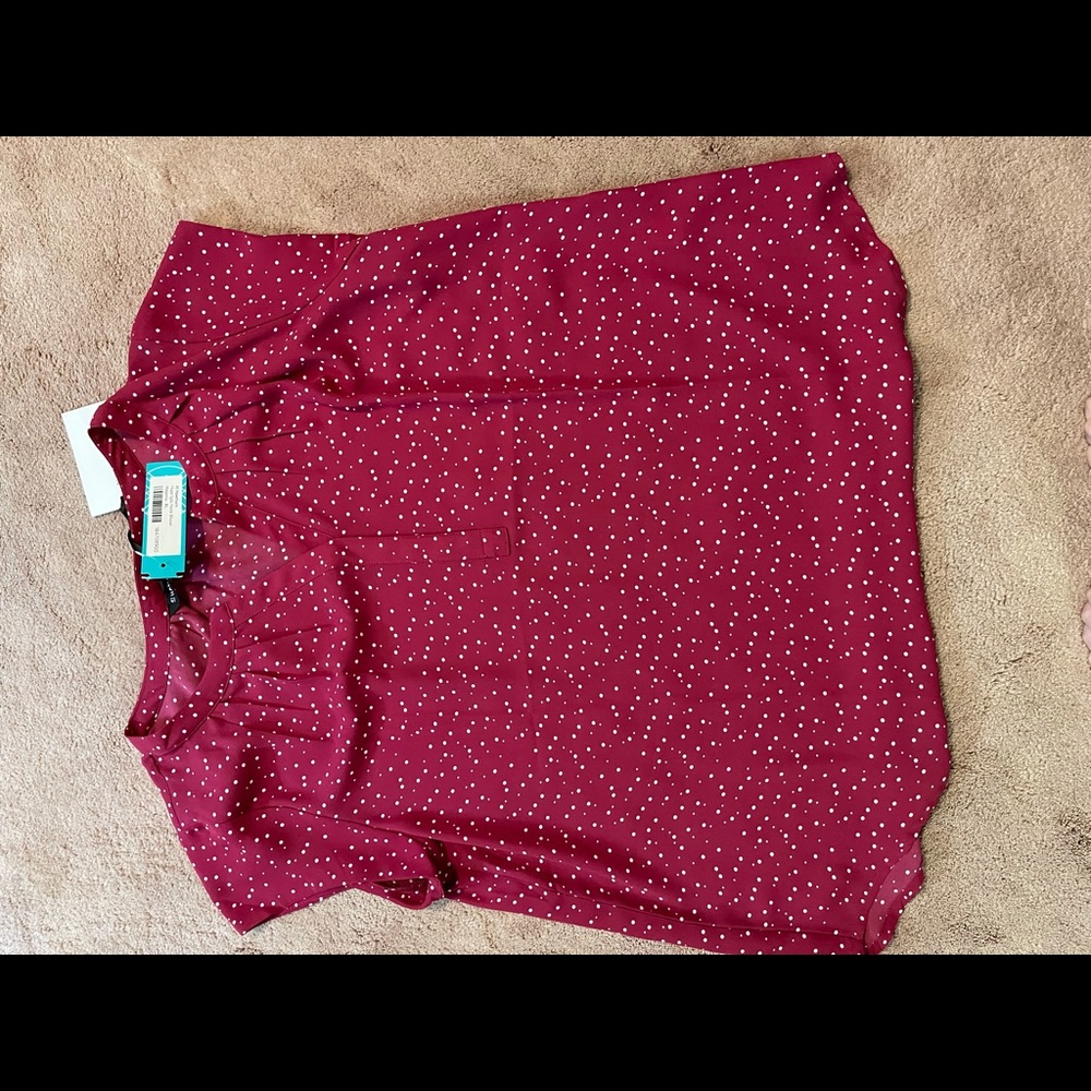 41 Hawthorn Split Neck Top XL NWT